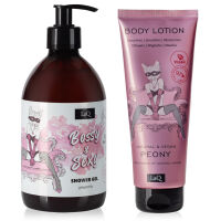 Veganská sada kosmetiky PIVOŇKA sprchový gel + tělové mléko - 70237672 - 4