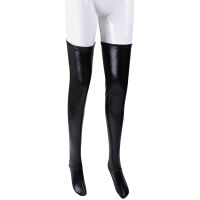 KRYCÍ SILNÉ EROTICKÉ PUNČOCHY S WET SKIN EFEKTEM NA ZIP vel. L - 79060575 - 3