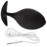 Černé stimulační vajíčko pro ženy 9 režimů vibrací + aplikace - 73771243 - 3