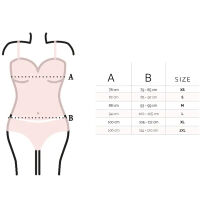 Komplet spodního prádla tanga + košilka Dkaren Olimpia - 73715543 - 7