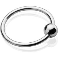 KOVOVÝ RING NA PENIS S KULIČKOU MASÍRUJÍCÍ VAGÍNU  - 78919862 - 2