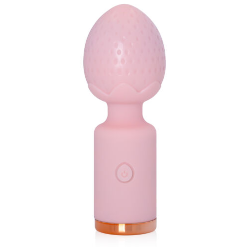 Mini masér vibrátor jahoda pro ženy 10 programů - 73167401