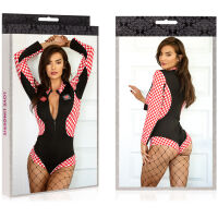 GRID GIRL SEXY KOMBINÉZA EROTICKÉ BODY SE ZIPEM - 76804038 - 3