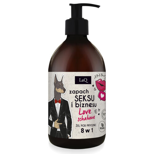 Veganský sprchový gel pro muže DOBERMAN Love Schabowe 500 ml - 72942286