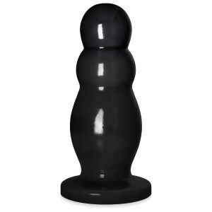 Tloušťka gelový anální kolík černé dildo max 6 cm průměru - 79857366