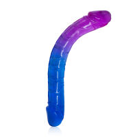 Oboustranné realistické dildo pro LGBT páry 24 cm - 72448663 - 2