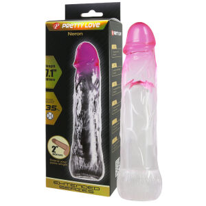 Průhledný návlek na penis pro zvětšení + 5 cm - 70191499