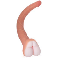 Realistický masturbátor s análním otvorem a penisem 41 cm - 73730385 - 2