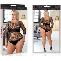 TĚSNÉ BODY XL-XXXL SÍŤKA EROTICKÉ PRÁDLO BODYSTOCKING PLUS SIZE - 74142600 - 3