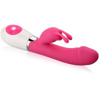 DVOJITÝ SILIKONOVÝ VIBRÁTOR S KRÁLÍČKEM – PRETTY LOVE ”GENE” - LBB 014224 - 2