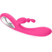 Vibrátor se stimulačním králíčkem, 9 funkcí, dva motorky – 78940454 - 2