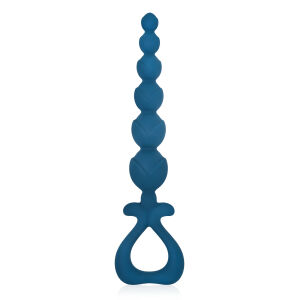 Zelená silikonová anální sonda korálky kuličky anální 20 cm - 77957362