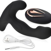 MASAŽÉR PROSTATY ANÁLNÍ VIBRÁTOR 12 SEX FUNKCÍ + DÁLKOVÉ OVLÁDÁNÍ - 76373262 - 2