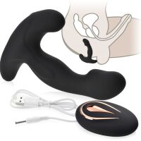 MASAŽÉR PROSTATY ANÁLNÍ VIBRÁTOR 12 SEX FUNKCÍ + DÁLKOVÉ OVLÁDÁNÍ - 76373262 - 5