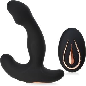 MASAŽÉR PROSTATY ANÁLNÍ VIBRÁTOR 12 SEX FUNKCÍ + DÁLKOVÉ OVLÁDÁNÍ - 76373262