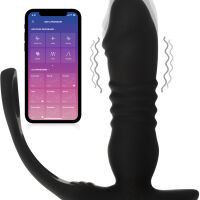 Masážní přístroj na prostatu s kroužkem, 10 programů + aplikace- 79568159 - 7