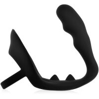KROUŽEK NA PENIS A VARLATA ANÁLNÍ STRAP-ON COCK RING S DILDEM  - 77209672 - 3