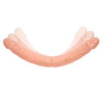 Dvojité realistické ohebné tělové dildo pro páry 36 cm - 71519872 - 2
