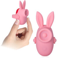 Růžový králíček mini masér celého těla masturbátor pro ženy - 79186214 - 8