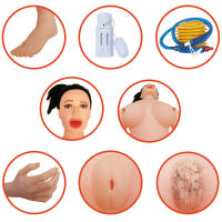 Nafukovací milostná panna Angelina z kyberkůže, 156 cm- 73860283 - 4