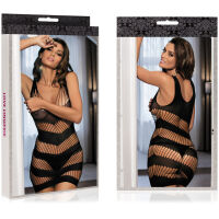 ODVÁŽNÉ MINI ŠATY EROTICKÉ PRÁDLO S PROSTŘIHY  – 75549926 - 3