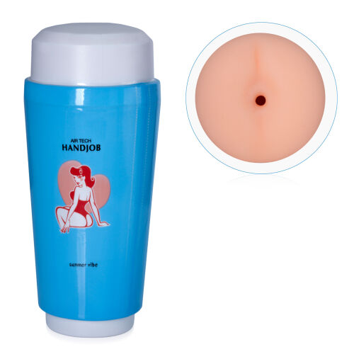 Realistický masturbátor umělá vagína anální otvor v tubě - 76121652