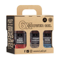 LAQ veganská sada sprchových gelů pro muže ČYŚCIOPAK 6x100 ml - 78609627 - 2