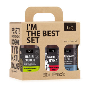 LAQ veganská sada sprchových gelů pro muže ČYŚCIOPAK 6x100 ml - 78609627