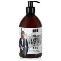 Veganská sada pro muže DOBERMAN gel + mýdlo + šampon + olej - 76225120 - 3