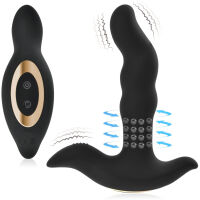 ROTAČNÍ MASAŽÉR PROSTATY A HRÁZE ANÁLNÍ VIBRÁTOR S ROTUJÍCÍMI KULIČKAMI - 75701842 - 7