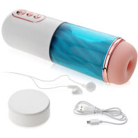 SACÍ MASTURBÁTOR S MĚKOUČKOU VLOŽKOU - 7 FUNKCÍ VIBRACÍ + 7 FUNKCÍ SÁNÍ - 79429840 - 4