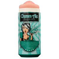 Měkké realistické rty a hluboké hrdlo v plechovce Cream Ale masturbátor - 78692141 - 7