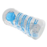 Gelový těsný pánský masturbátor s masážní kuličkou – umělá vagína - 72130798 - 2