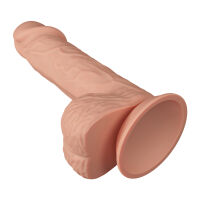Měkké tělové realistické dildo s přísavkou 20,5 cm - 77370387 - 3