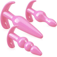 SADA ANÁLNÍCH KOLÍKŮ 6 KS KOLÍKY DO ANUSU ANAL PLUB S ÚCHYTEM  - 73134614 - 2