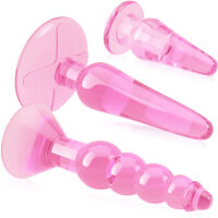 SADA ANÁLNÍCH KOLÍKŮ 6 KS KOLÍKY DO ANUSU ANAL PLUB S ÚCHYTEM  - 73134614 - 3