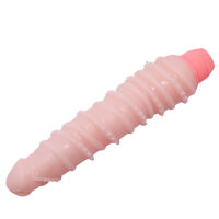 Tělový pružný vibrátor se stimulačními výstupky 20 cm - 72519499 - 5