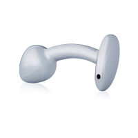 Ocelový zahnutý anální kolík 2,6 cm v průměru - 79391966 - 3