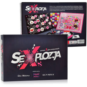 Sexplozja – sada 3 erotických her 18+ – předehra, chutě lásky, hra poloh - 71957567