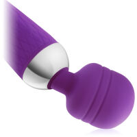 SILIKONOVÝ MASAŽÉR - VIBRÁTOR 10 PROGRAMŮ - PODSVÍCENÍ  LED - 52798176 - 5