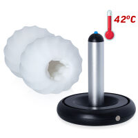 Vyhřívaný masturbátor pro muže s vibrujícím análním řetízkem - 79577087 - 3