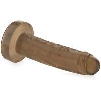 GELOVÉ DILDO NA PŘÍSAVCE ROVNÝ PENIS KE STIMULACI VAGÍNY I ANUSU - 70362462 - 2