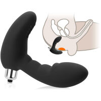 VIBRUJÍCÍ MASAŽÉR PROSTATY SILIKONOVÝ ANÁLNÍ KOLÍK - 73735390 - 5