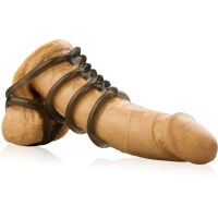 GELOVÉ EREKČNÍ KROUŽKY NA PENIS A VARLATA SPOJENÉ STIMULÁTORY  - DSR 0509779 - 2