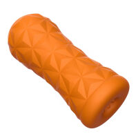 Oranžový mužský masturbátor super stimulace umělá vagína - 77672842 - 7