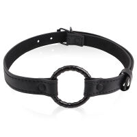 Sexy otevřený roubík BDSM s kroužkem 4,9 cm - 76568621 - 5