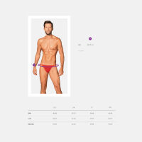 Obsessive pánské červené tanga Obsessiver - 75078422 - 5