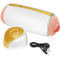 VIBRAČNÍ MASTURBÁTOR - 36 FUNKCÍ - 2V1 REALISTICKÁ VAGÍNA A ÚSTA - 71981060 - 2