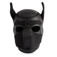 Kožená maska psa pro BDSM sezení a hraní scén - 71167820 - 5