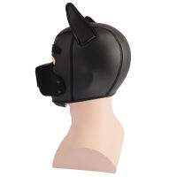Kožená maska psa pro BDSM sezení a hraní scén - 71167820 - 2
